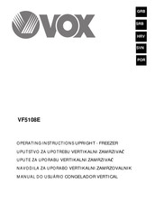 Vox VF5108E Operating Instructions Manual