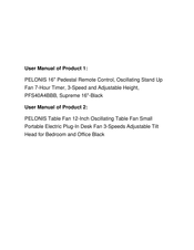Pelonis PFS40A4BWW Owner's Manual