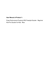 Pulse Perfomance Products KR2 Owner's Manual