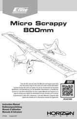 Horizon Hobby E-flite Micro Scrappy 800mm Instruction Manual