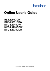 Brother DCP-L3551CDW Online User's Manual
