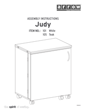 Arrow JUDY 101 Assembly Instructions Manual