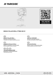Parkside 465594 2404 Translation Of The Original Operating Instructions