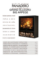 Panadero ALLEGRO Usage And Maintenance Instructions