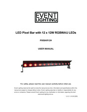 Event Lighting PIXBAR12H User Manual