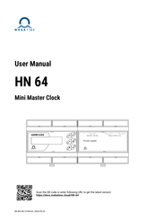Mobatime HN 64 User Manual