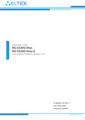 ELTEX RG-5520G-Wax User Manual