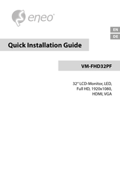 Eneo VM-FHD32PF Quick Installation Manual