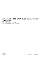 Dell Alienware AW2725D Simplified Service Manual