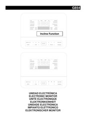 BH FITNESS G854 Manual
