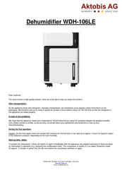 Aktobis AG WDH-106LE Manual