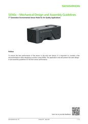 SENSIRION SEN6 Series Assembly Manuallines