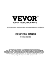 VEVOR ICE2032-UL Manual