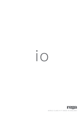 Rega IO Instruction Manual