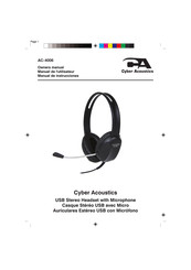 Cyber Acoustics AC-5812 Owner's Manual