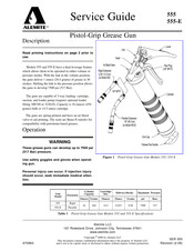 Alemite 555 Service Manual