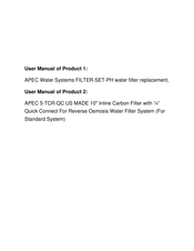 APEC RO-PH90 Change Instructions
