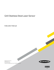 Banner Q4XFPLAF310-Q8 Instruction Manual