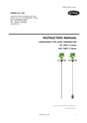 HITROL HT-100CTW-2 Instruction Manual