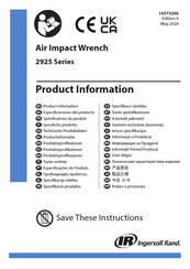 Ingersoll-Rand 2925RB2Ti Product Information