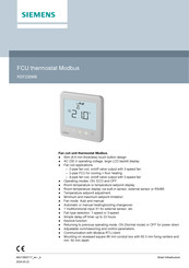 Siemens RDF230MB Manual