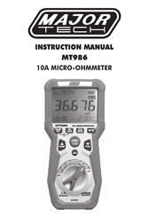 Major tech MT986 Instruction Manual