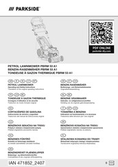 Parkside PBRM 53 A1 Operating And Safety Instructions Manual