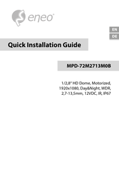 Eneo MPD-72M2713M0B Quick Installation Manual