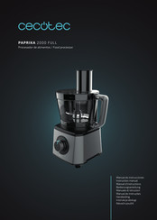 cecotec PAPRIKA 2000 FULL Instruction Manual