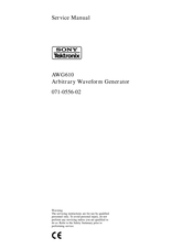 Sony Tektronix AWG610 Service Manual