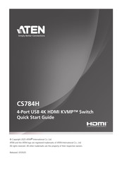 ATEN CS784H Quick Start Manual