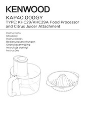 Kenwood KHC29 Instructions Manual