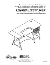 Studio Designs SewReady 13382 Manual