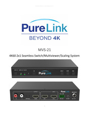PureLink MVS-21 Manual