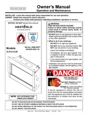 HEAT GLO SLR-X-AUB Owner's Manual