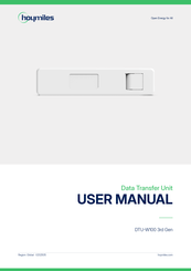 Hoymiles DTU-W100 3rd Gen User Manual