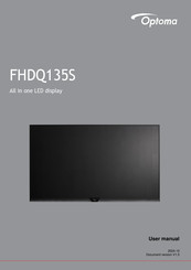 Optoma FHDQ135S User Manual