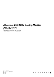 Dell AW2525HMt Instructions Manual