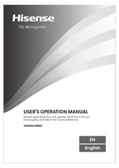 Hisense HRSBS613BWX User's Operation Manual