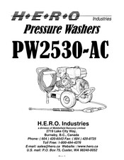 H.E.R.O. PW2530-AC Owner's Manual