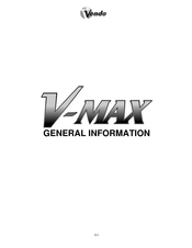 Vendo V-MAX 840 General Information Manual