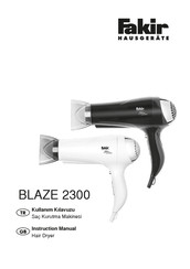 Fakir BLAZE 2300 Instruction Manual