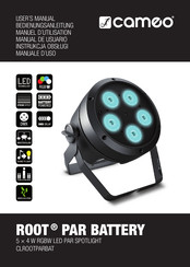 Cameo ROOT PAR BATTERY User Manual