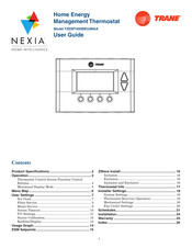 Trane NEXIA TZEMT400BB3NX N N SL User Manual