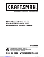 Craftsman CMCST910M1 Instruction Manual