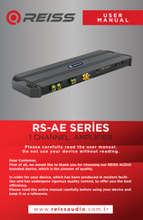 Reiss RS-AE Series User Manual