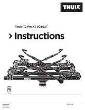 Thule T2 Pro XT Instructions Manual
