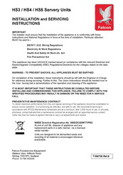 Falcon HS4 Design, Installation And Servicing Instructions