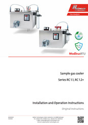 Bühler technologies RC 1.1 Series Installation And Operation Instruction Manual