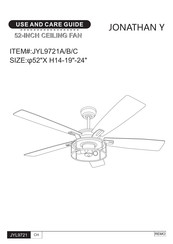 JONATHAN Y JYL9721B Use And Care Manual